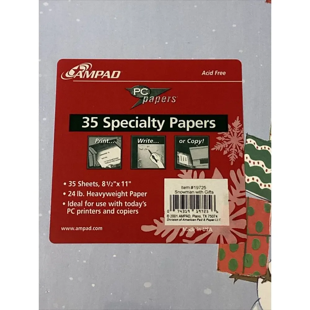 Vtg Personalized Christmas Cards Happy Holidays + 35 Sheets Paper Print Personal